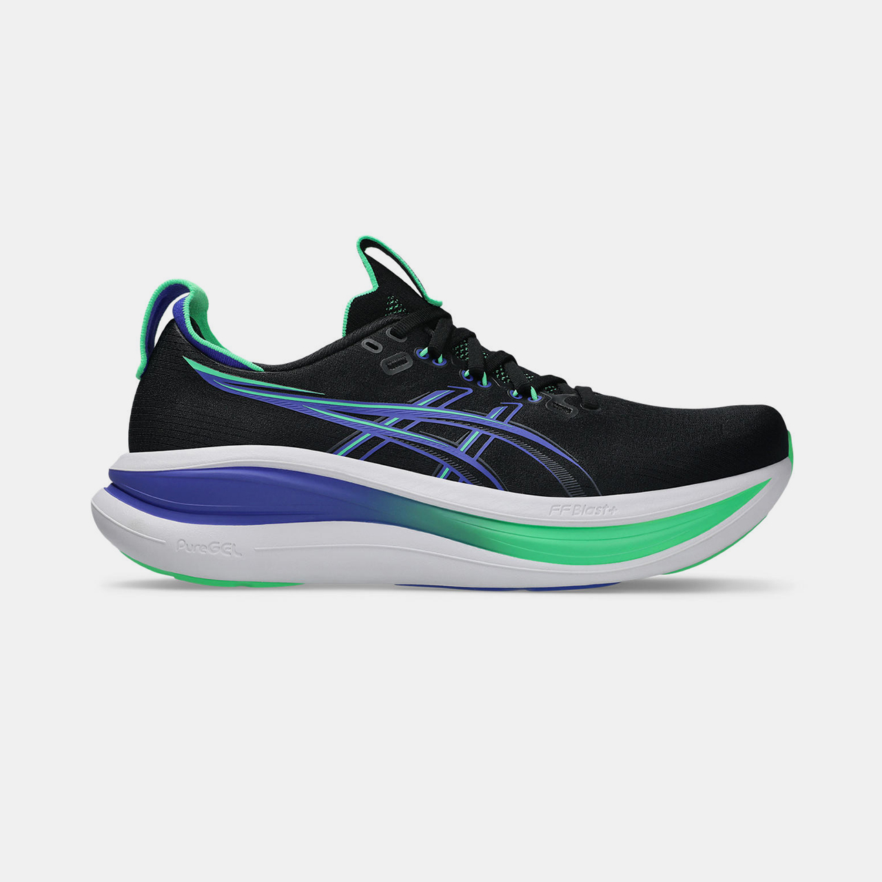 Asics Gel-nimbus 28 Erkek Siyah Mavi Koşu Ayakkabısı - 1011C127