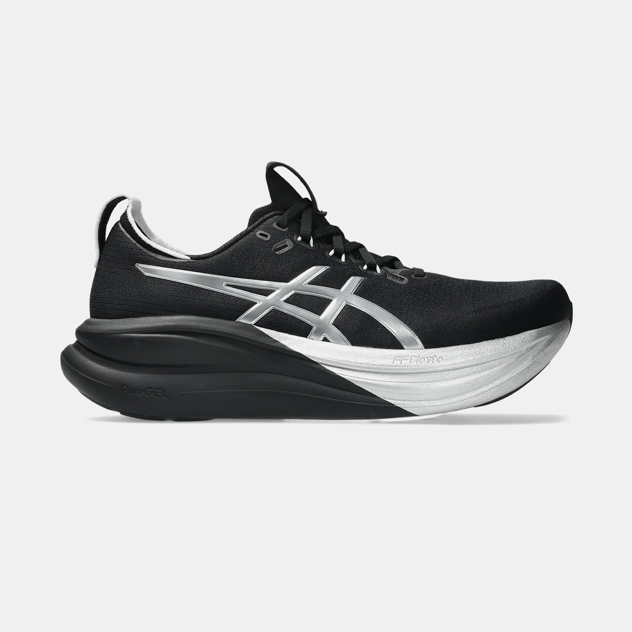 asicsスパイク　28cm Asics Gel-nimbus 28 Platinum Erkek Siyah Koşu Ayakkabısı