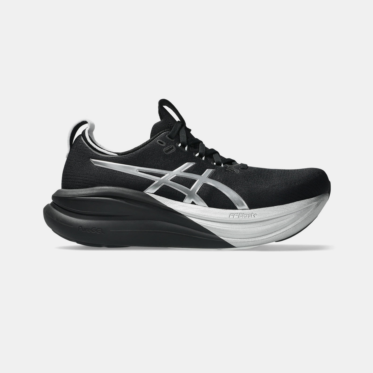 SHINYA Estella black agnus サイズ1 Asics Gel-nimbus 28 Platinum Kadın Siyah Koşu Ayakkabısı