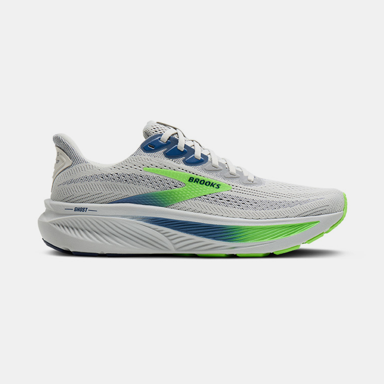 Brooks Ghost 17 Erkek Açık Gri Koşu Ayakkabısı - 1104421D454