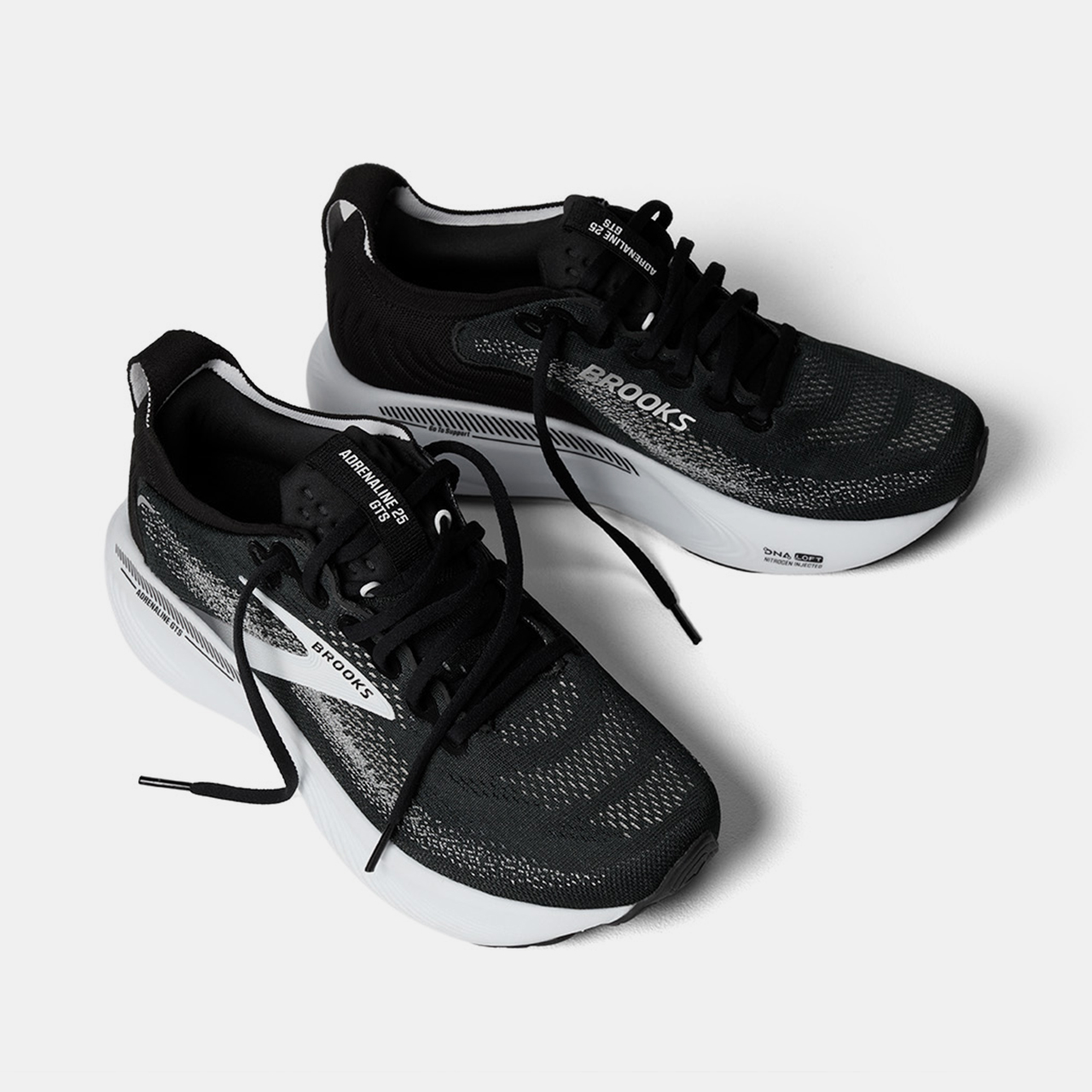Brooks Siyah Brooks Adrenaline Gts 25