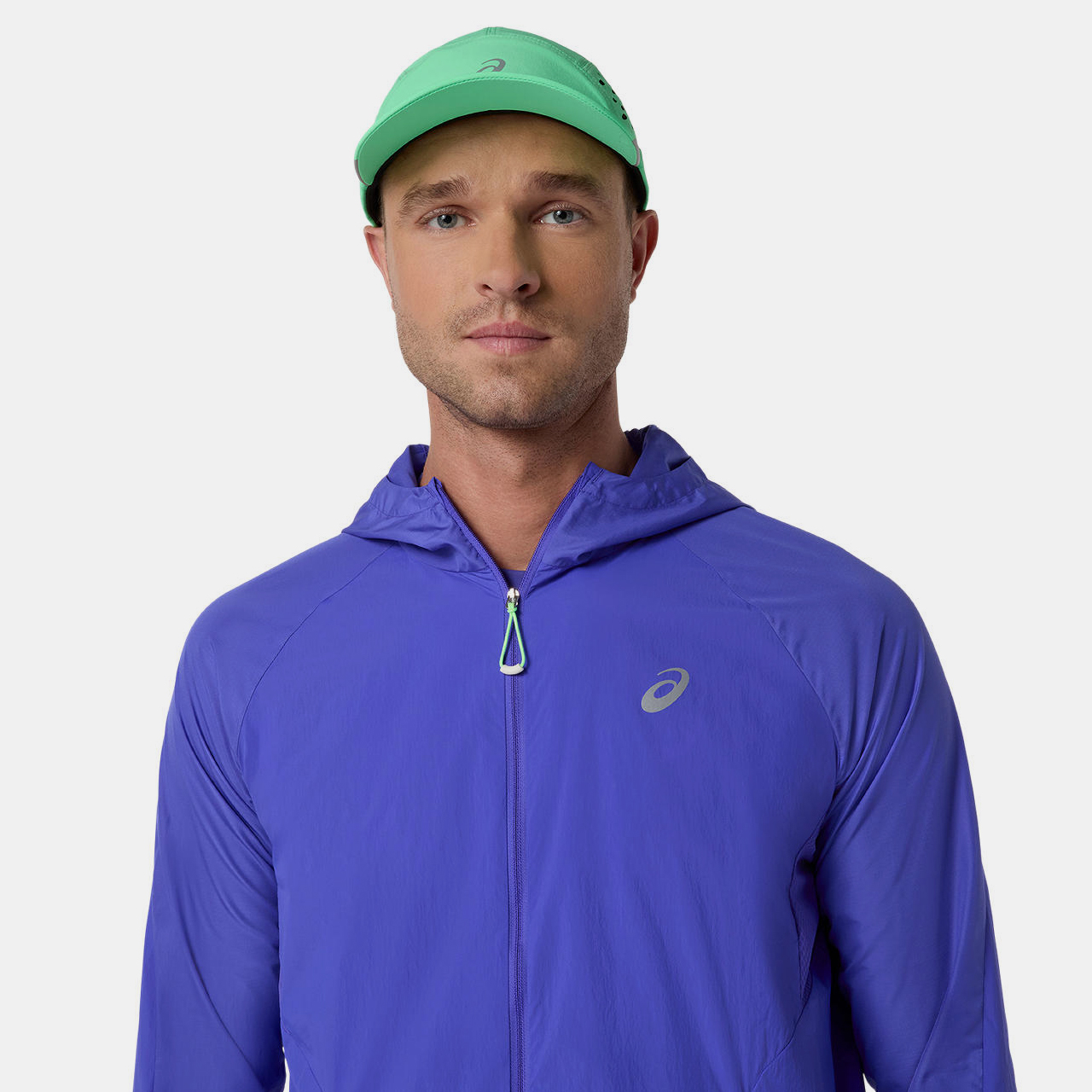 Asics Road Packable Jacket Erkek Mavi Ceket - 2011D084-403 Fiyatı