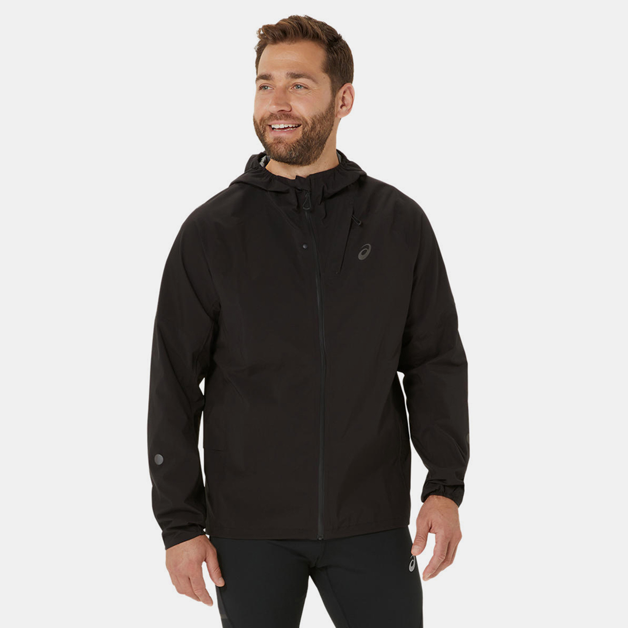 Asics Metarun Waterproof Jacket Erkek Siyah Ceket - 2011D121-001