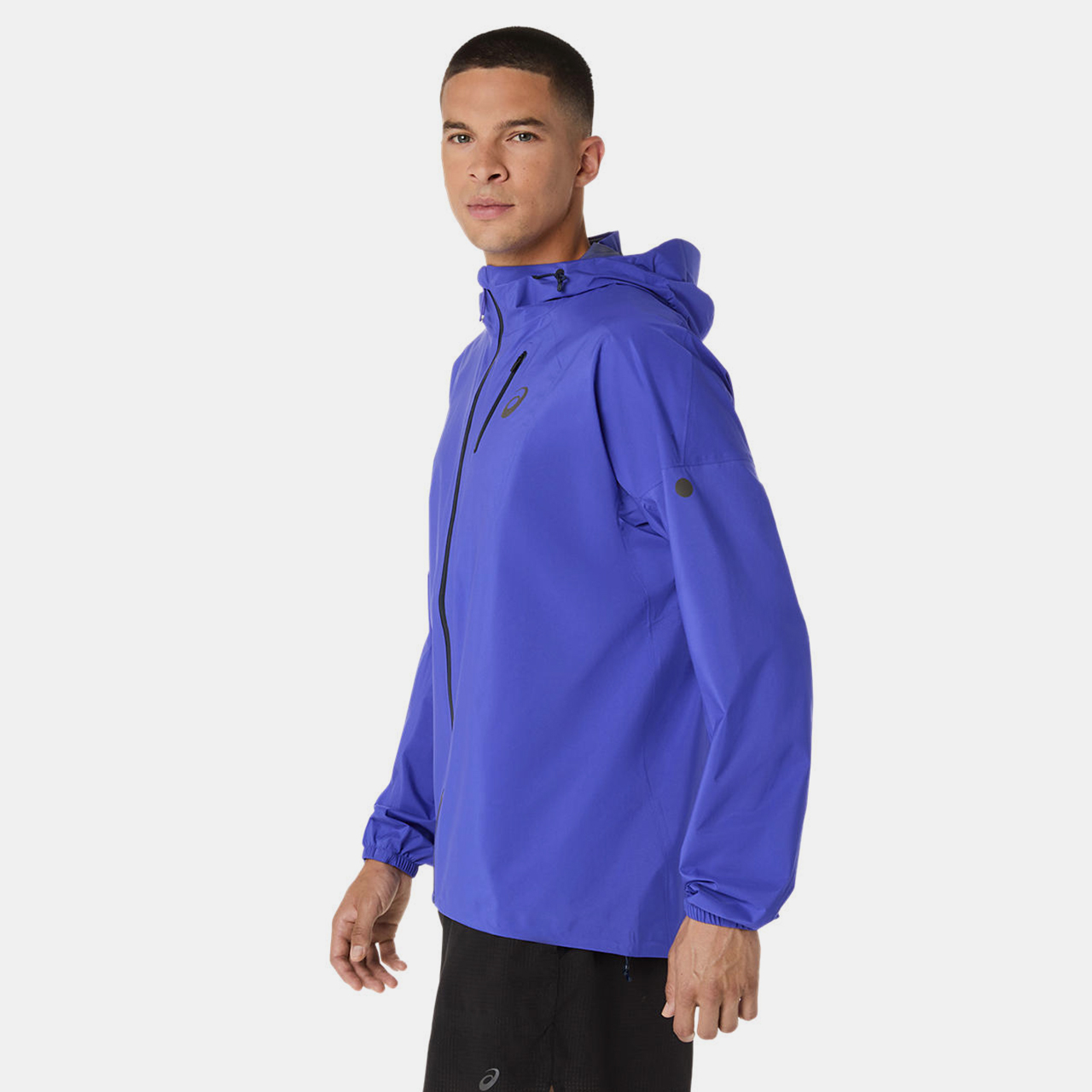 Asics Fujitrail Elite Waterproof Jacket Erkek Mavi Ceket