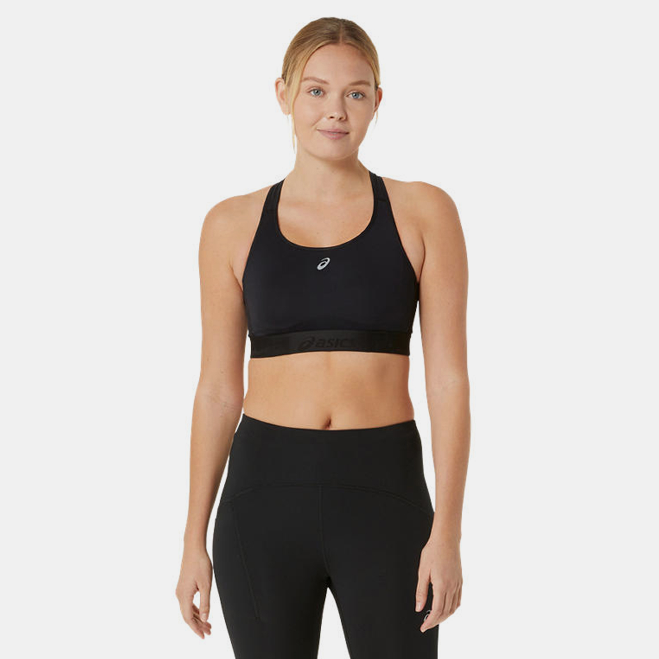 Asics Road Compression Bra Kadın Siyah Sporcu Sütyeni - 2012C995