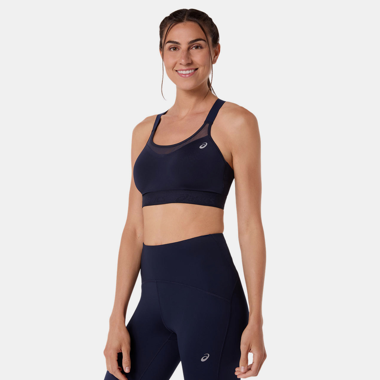 Asics Road Combination Bra Kadın Lacivert Sporcu Sütyeni