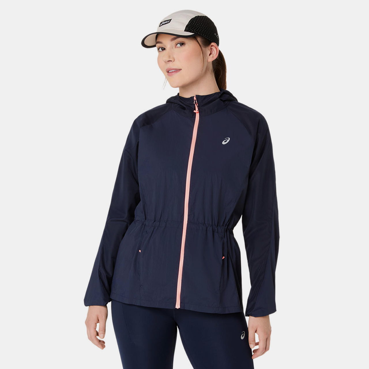 Asics Road Packable Jacket Kadın Lacivert Ceket - 2012D076-400