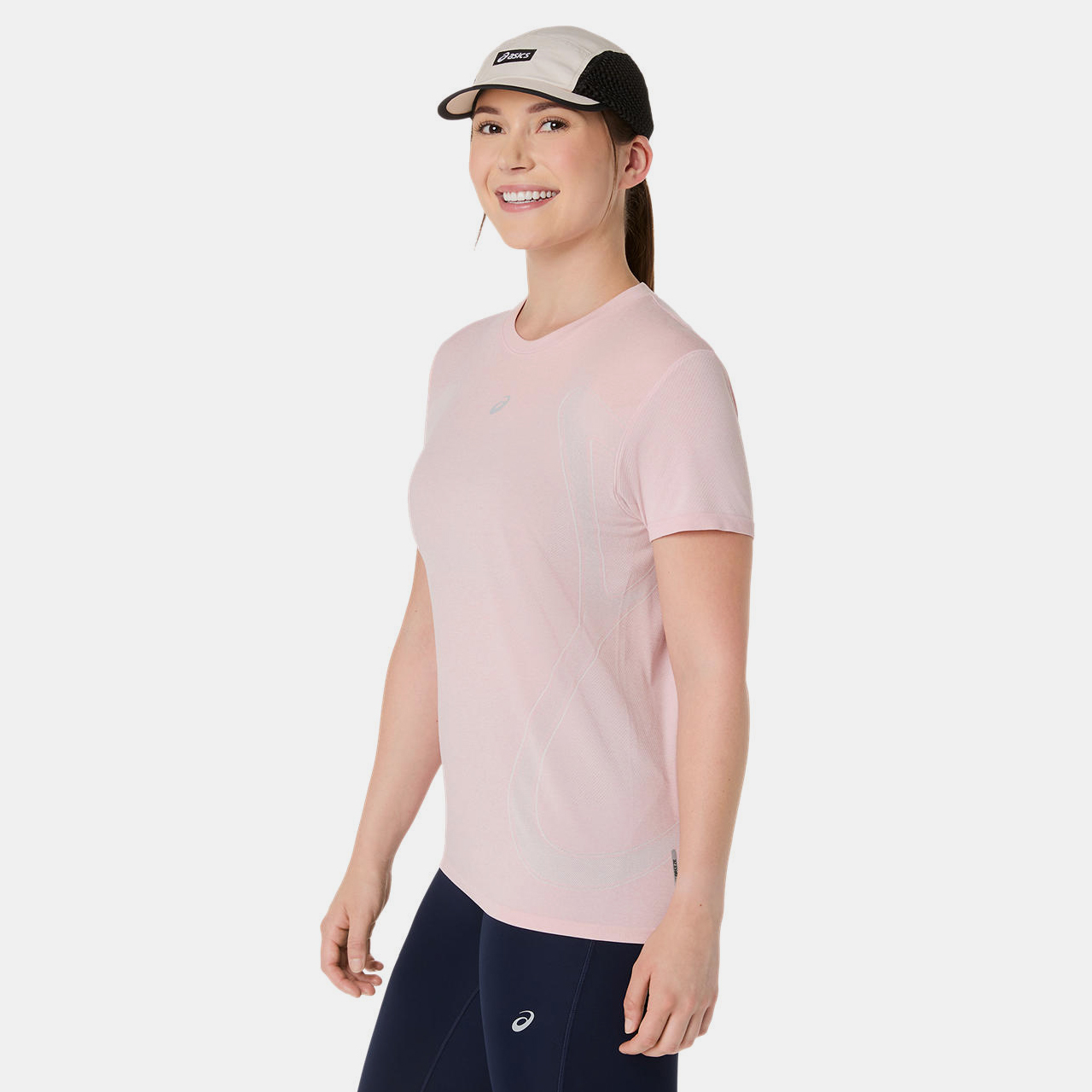 Asics Road Seamless Ss Top Kadın Pembe Kısa Kollu Tshirt