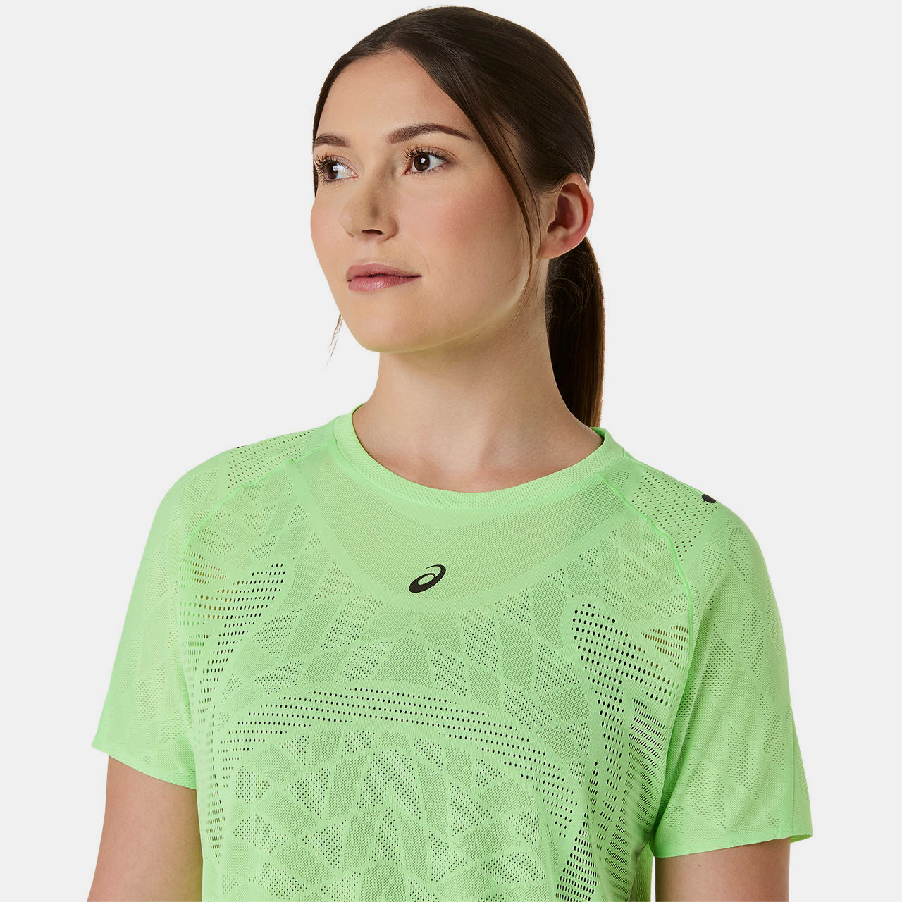 Asics Metarun Ss Top Kadın Yeşil Kısa Kollu Tshirt - 2012D418-300
