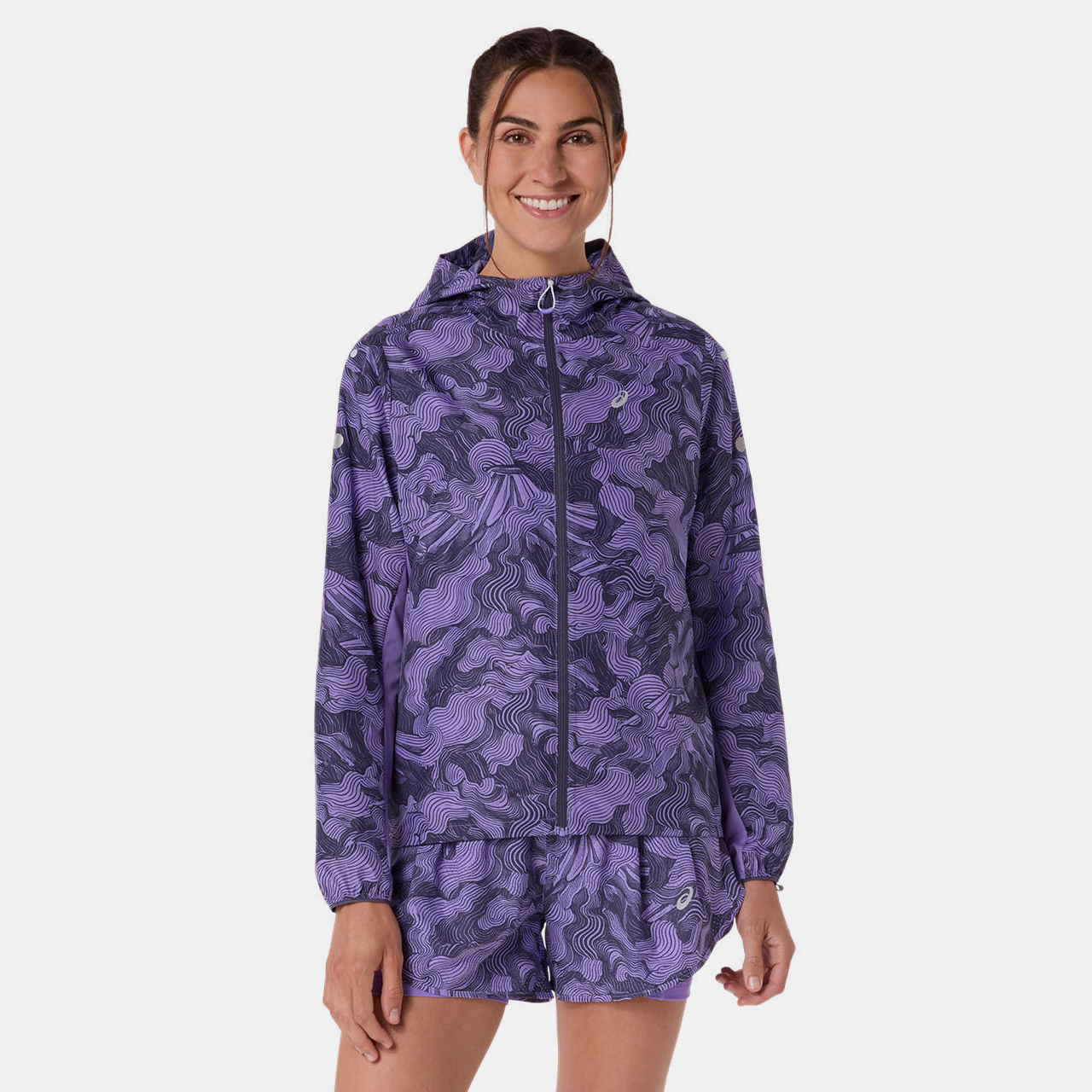 Asics Fujitrail Packable Jacket Kadın Mor Ceket - 2012D431-500