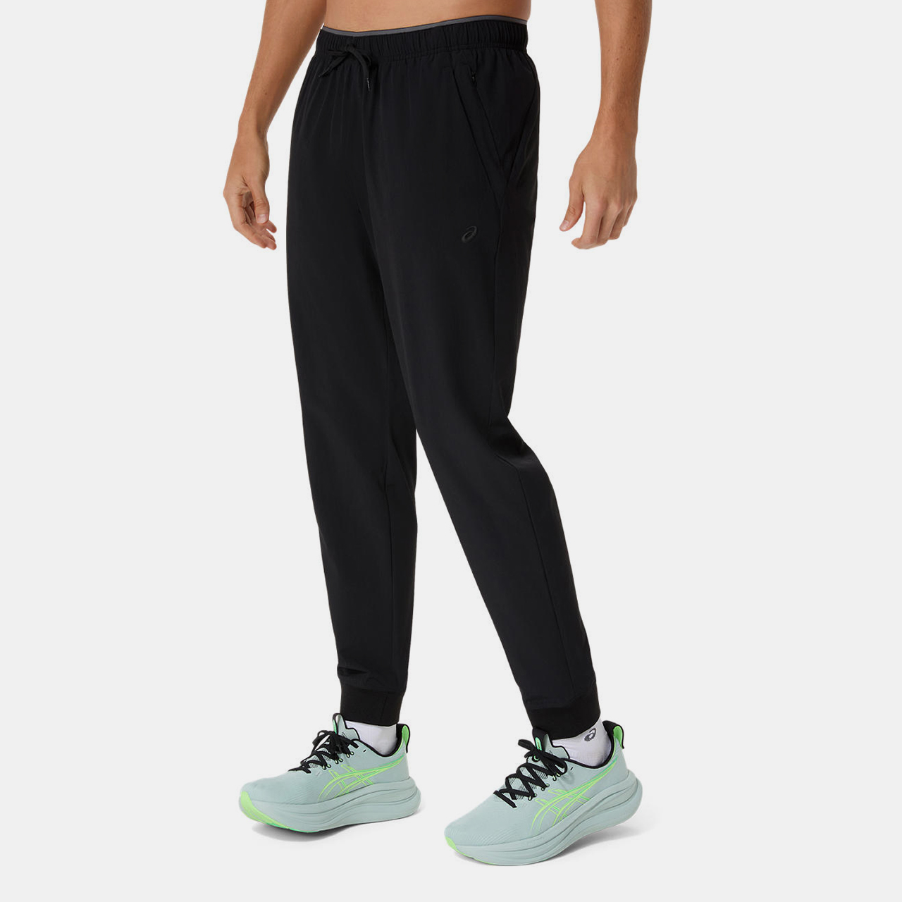 Asics Comfort Core Stretch Woven Pant Erkek Siyah Eşofman Altı