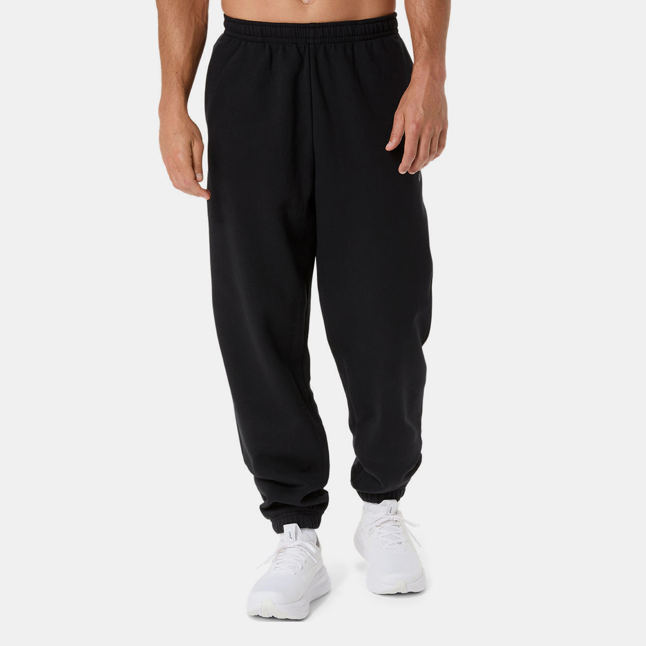 Asics Fleece Relaxed Pant Erkek Siyah Eşofman Altı - 2031F336-001