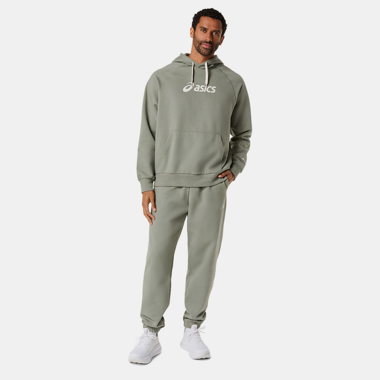 Asics Fleece Relaxed Pant Erkek Yeşil Eşofman Altı - 2031F336-300