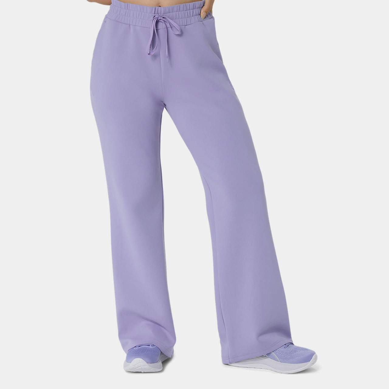 Asics Nagino Refined Texture Sweat Flare Pant Kadın Mor Eşofman