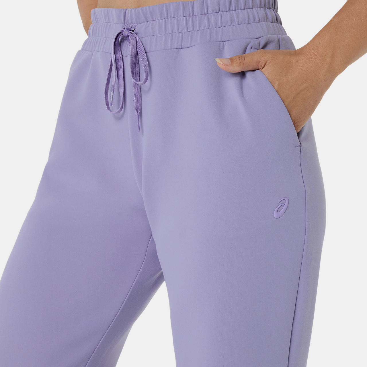 Asics Nagino Refined Texture Sweat Flare Pant Kadın Mor Eşofman