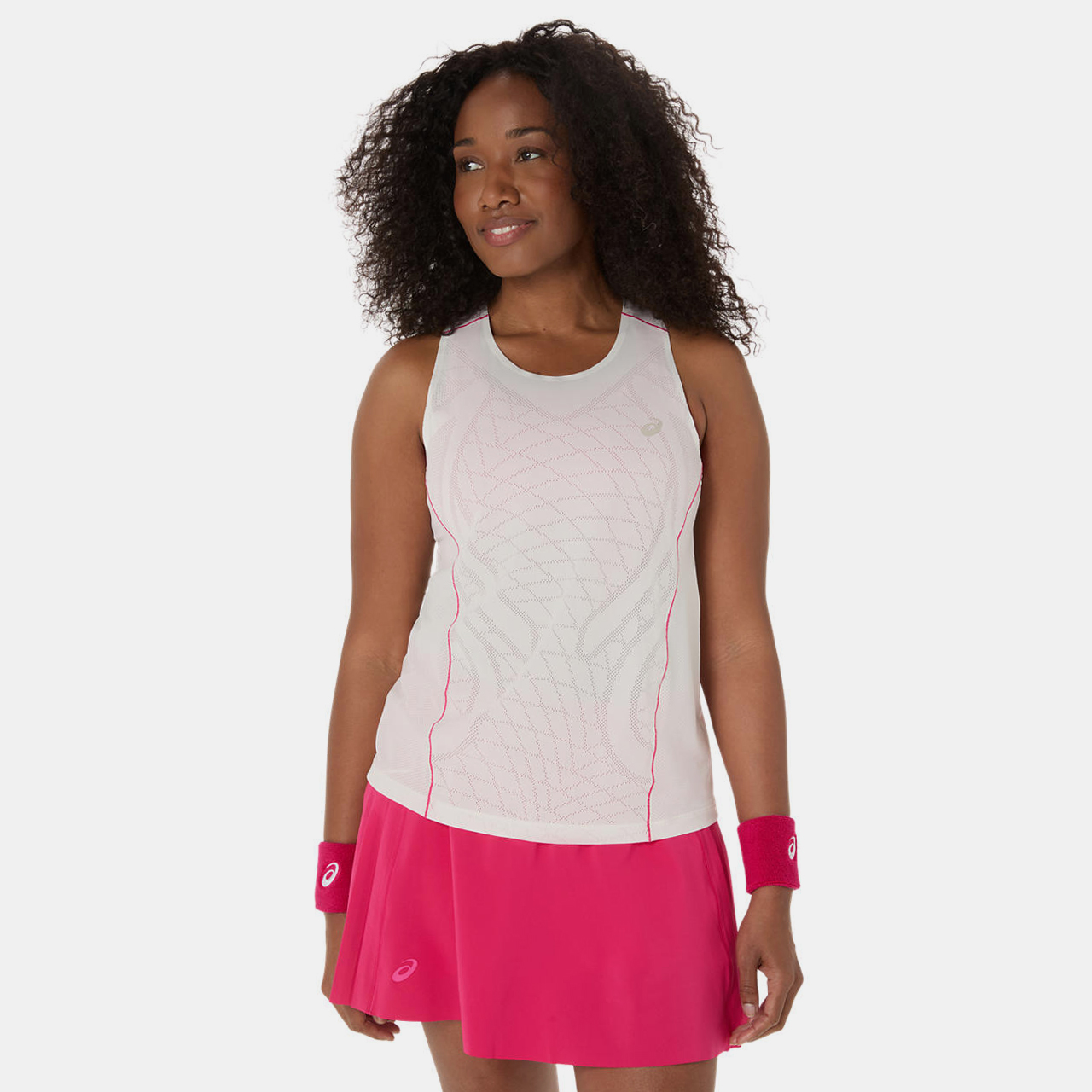 Asics Match Actibreeze Tank Kadın Krem Atlet - 2042A388-200 Fiyatı