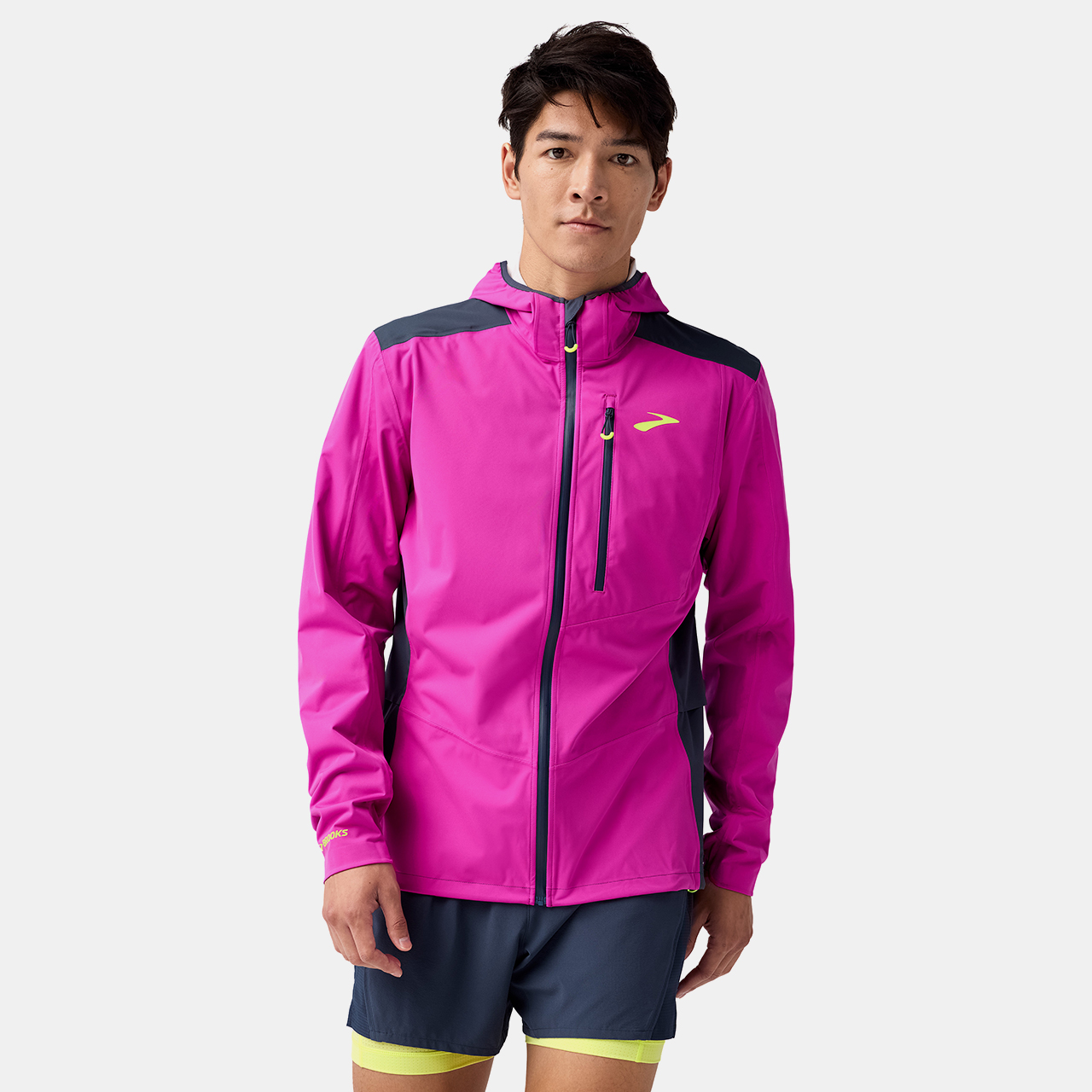 コード ダイナミック 15ポンド / ストーム Brooks High Point Waterproof Jacket 2 Erkek Pembe Ceket