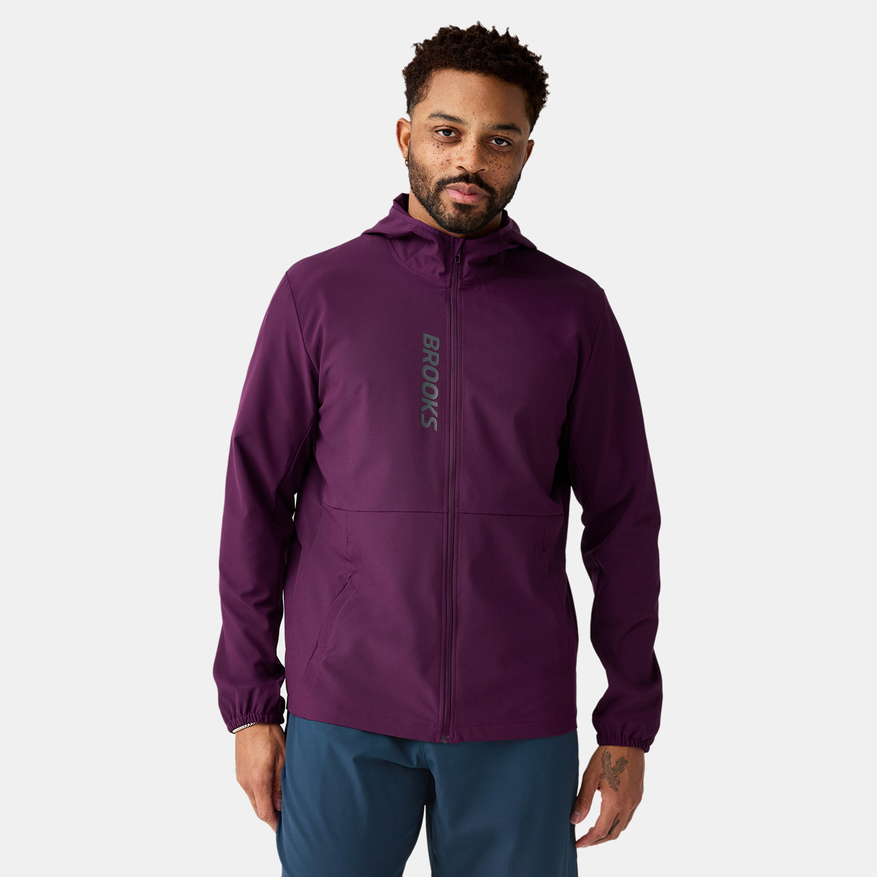 Brooks Canopy Jacket Erkek Mor Ceket - 211582526 Fiyatı - High 5