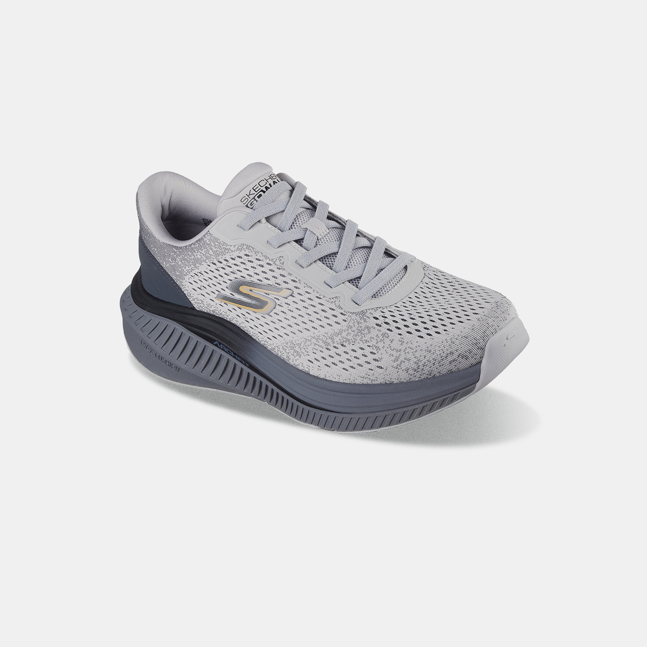 Have a Good Run シークレット Skechers Go Walk Max Cushioning Arch Fit-jonah Erkek Gri Yürüyüş