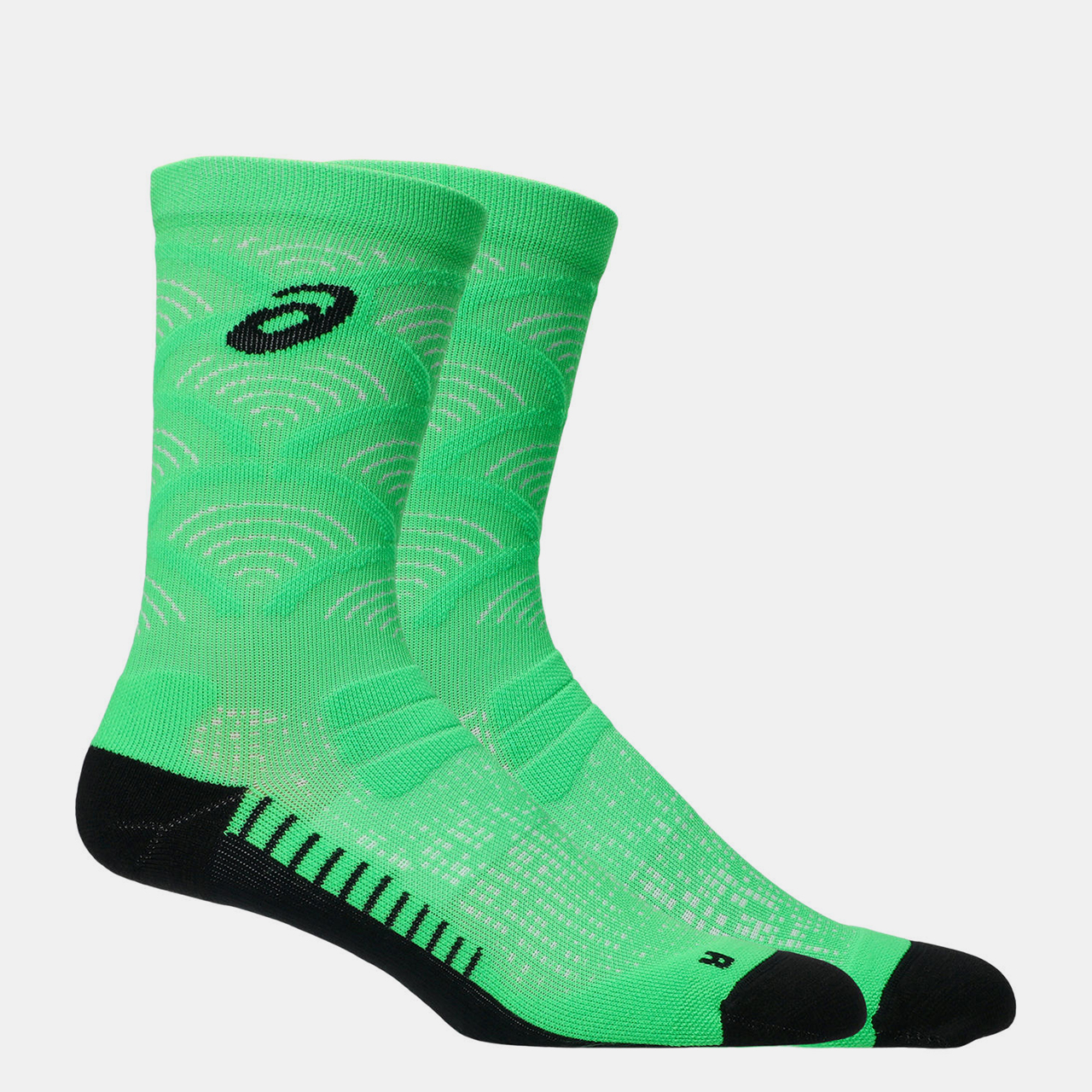 Asics Performance Run Sock Crew Unisex Yeşil Koşu Çorabı