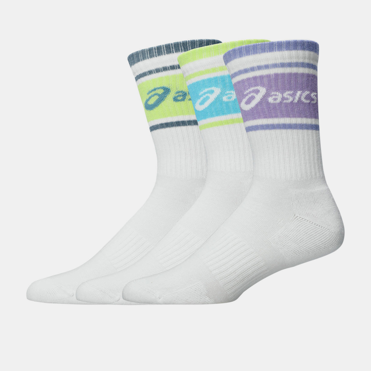 Asics 3 Pack Asics Logo Crew Sock Unisex Beyaz Koşu Çorabı