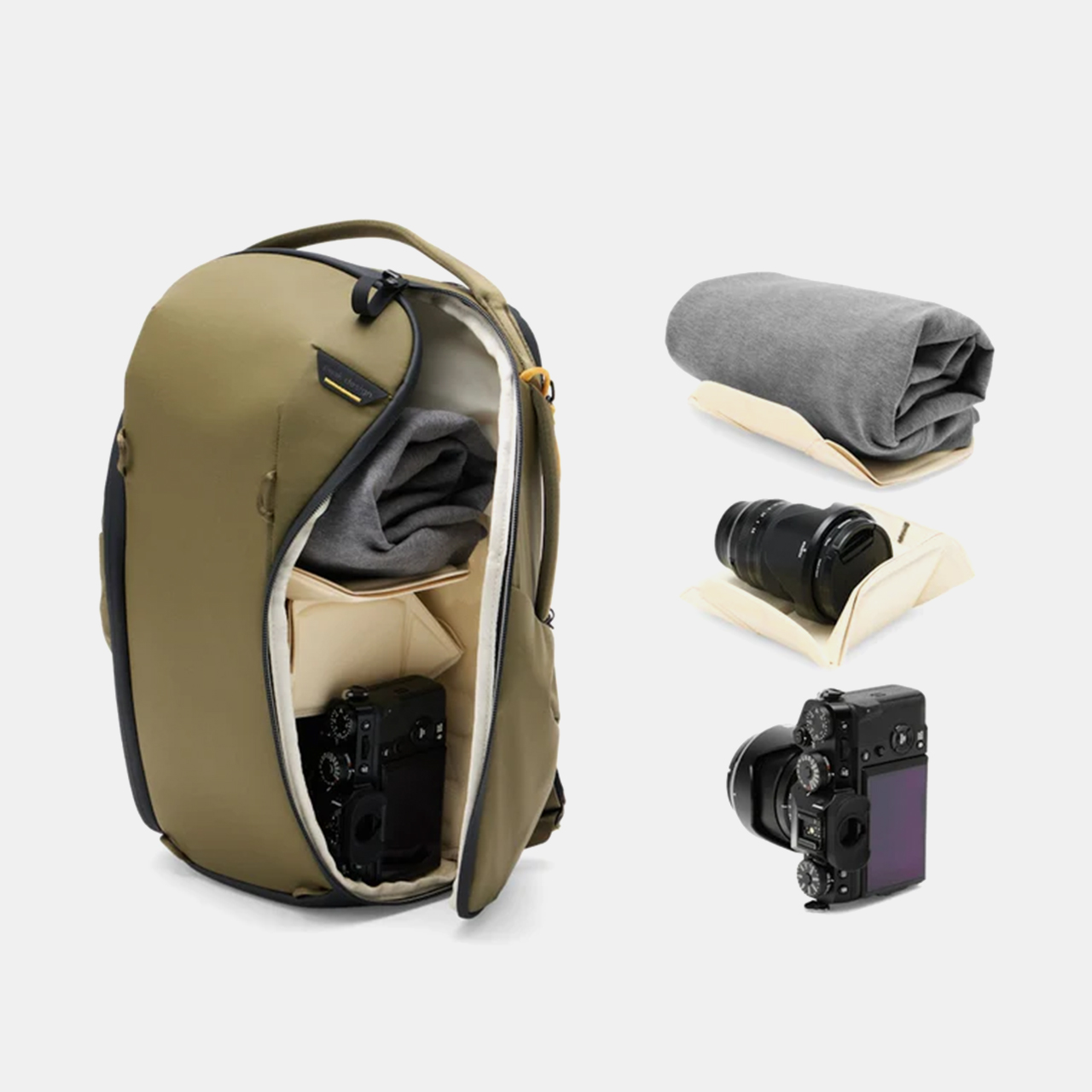 Peak Design Everyday Backpack Zip 15L - Kelp Unisex Yeşil Günlük