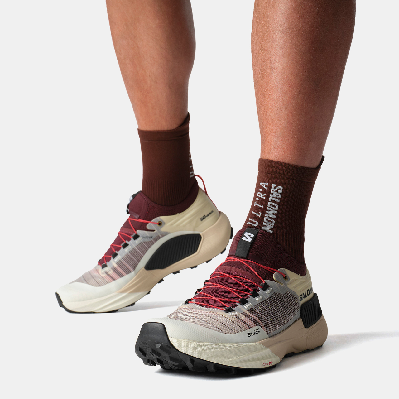 komatsu22202　㉖「サンライト」 Salomon S/lab Genesis Unisex Bej Outdoor Koşu Ayakkabısı
