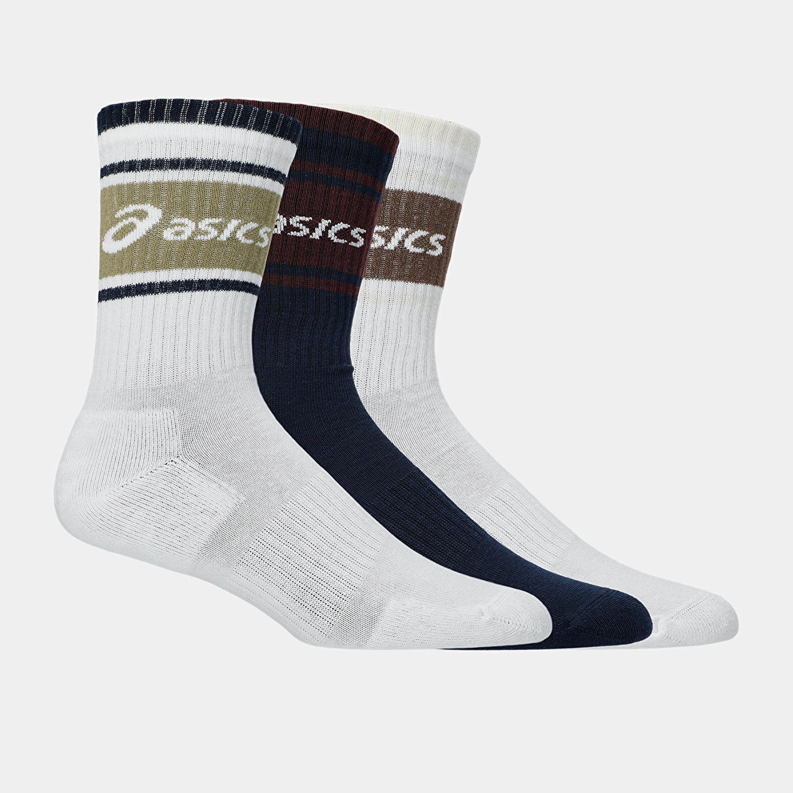 ASICS 3 Pack Asics Logo Crew Sock - 0