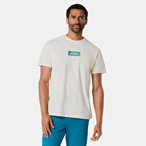 Asics Chest Logo Tee - Bej