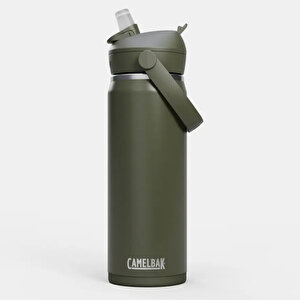 Thrive Flip Pipetli Matara .59L/20oz - Haki