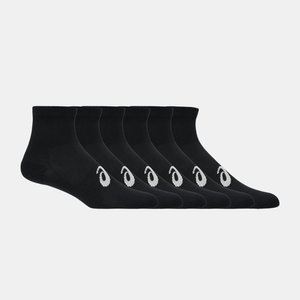 6 Pack Quarter Sock - Siyah