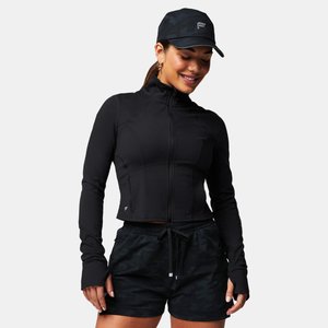 Perfect Storm Cropped Train Jacket - Siyah