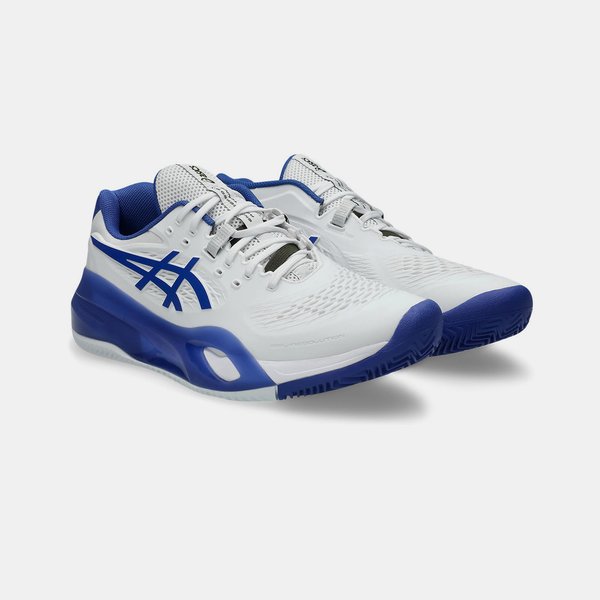 Asics Gel-resolution X Clay Erkek Beyaz Mavi Tenis Ayakkabısı