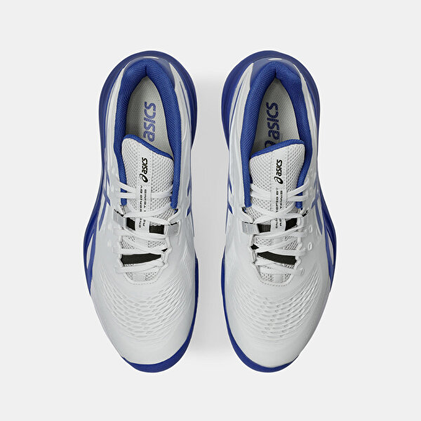 Asics Gel-resolution X Clay Erkek Beyaz Mavi Tenis Ayakkabısı