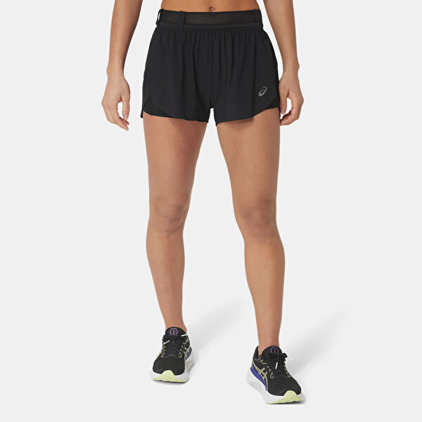 Metarun Split Short - Siyah