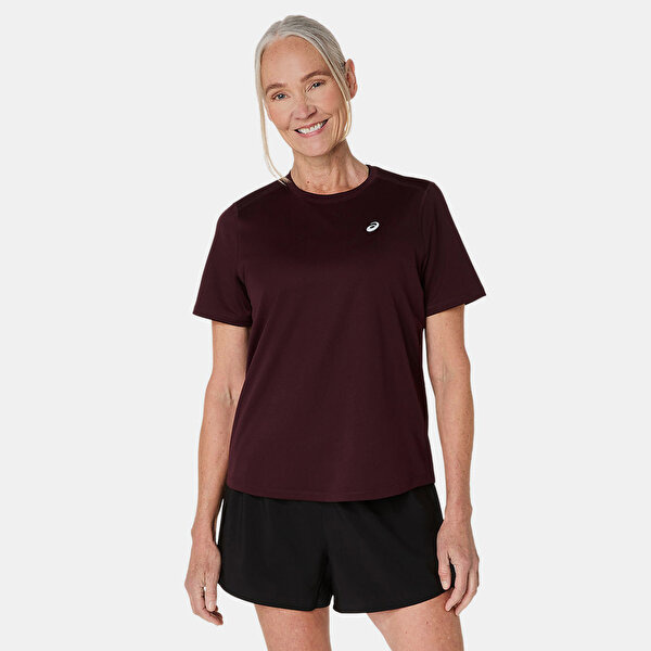 Asics Core Ss Top - Bordo