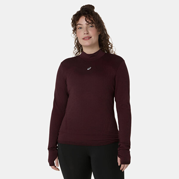 Road Winter Seamless Ls Top - Bordo
