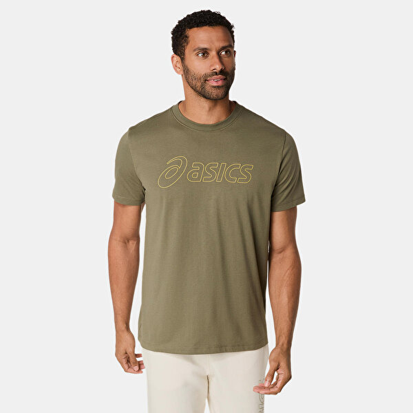 Asics Logo Ss Tee - Yeşil
