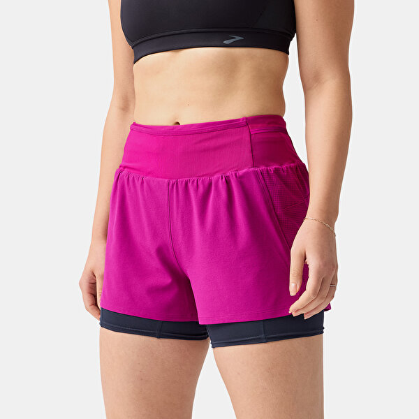 High Point 3" 2-In-1 Short 2.0 - Pembe