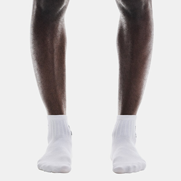 Pad | Logo Sock Mid 3P 1 U - Beyaz