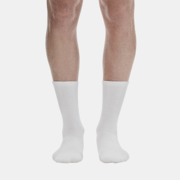 Club Sock High 2P - Beyaz