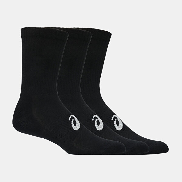 3 Pack Crew Sock - Siyah
