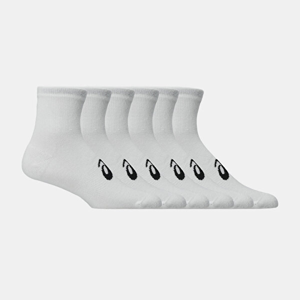 6 Pack Quarter Sock - Beyaz