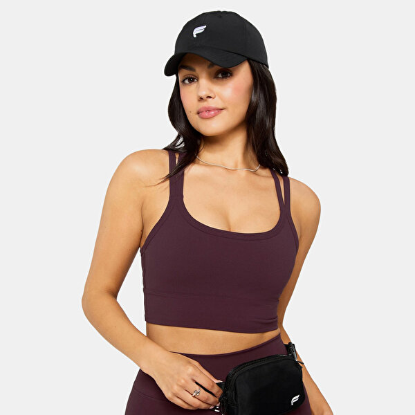 Principal Longline Medium Impact Sports Bra - Bordo