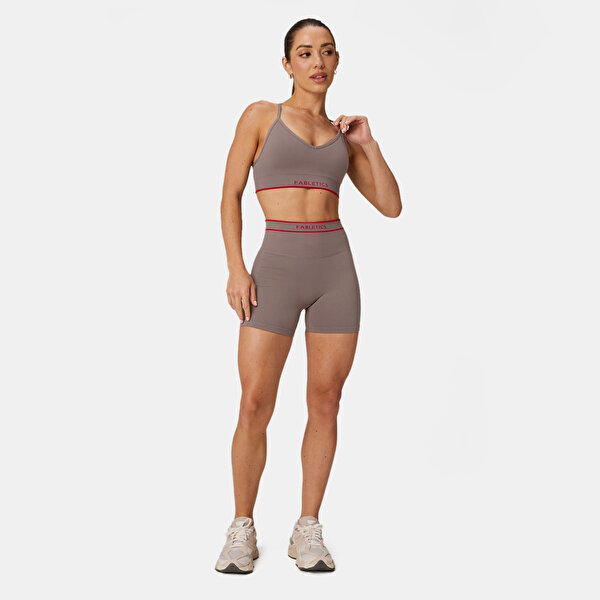 Fabletics Seamless V-neck Low Impact Bra - 0