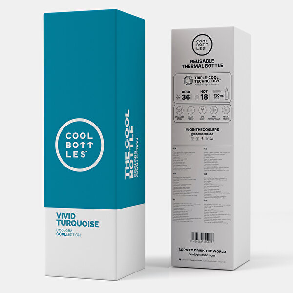 The Bottle - Vivid Turquoise 750Ml - 4