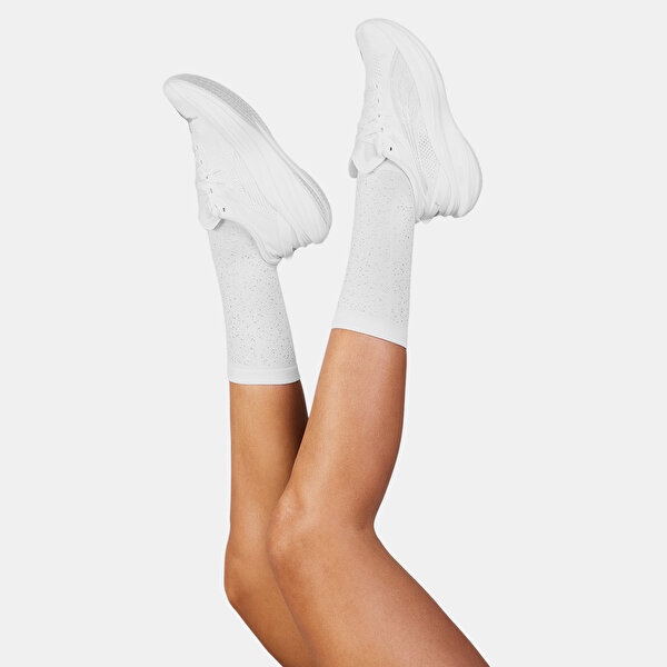 Reflective Combat High Socks - Beyaz