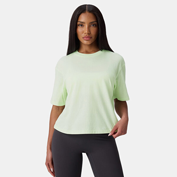 Fabletics 100% Cotton Boxy Tee - 0