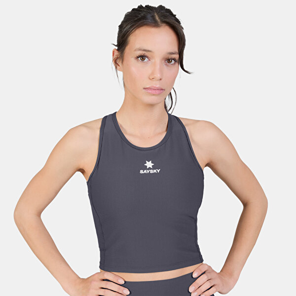 Say Sky Combat Rib Crop Top - 1