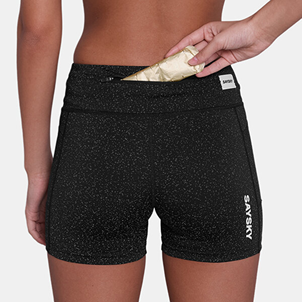 Say Sky Reflective Universe Combat+ Short Tights 4" - 2